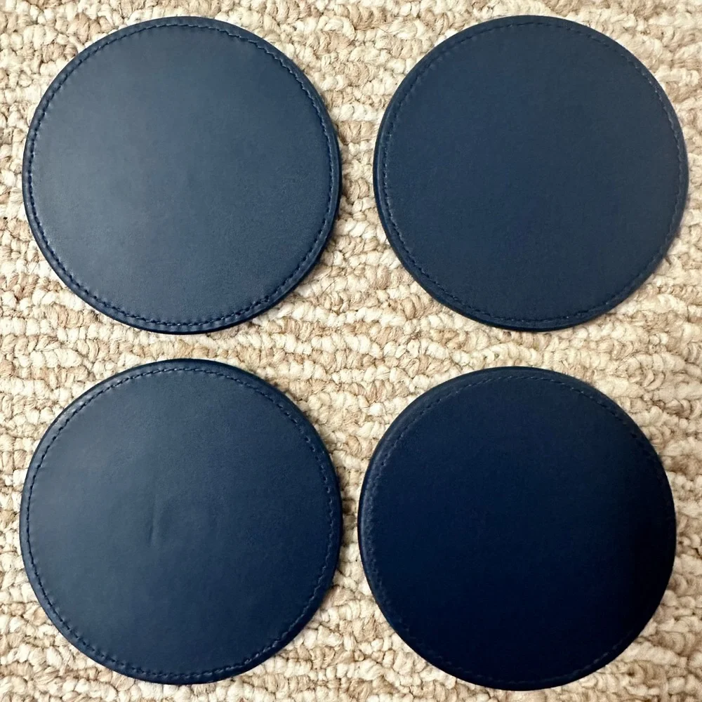 J. Crew leather catchall and coaster set - Picture 4 of 8